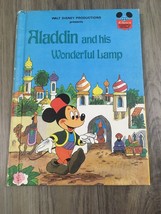 Vintage 1978 Aladdin and his Wonderful Lamp Hardcover Book Walt Disney - £13.58 GBP