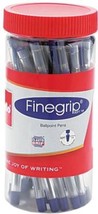 25 Pc Cello Finegrip Ball Pens, Blue, Jar of 25 Units, .7mm tip, Ball Po... - £15.34 GBP