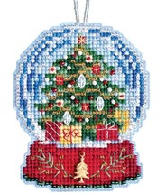 DIY Mill Hill Christmas Tree Globe Christmas Bead Cross Stitch Ornament Kit - £11.92 GBP