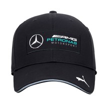 Puma Original Cap Mercedes Amg Petronas Motorsport New Metal Logo Unisex Black - £32.63 GBP