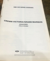 1988 Ford Crown Victoria Grand Marquis Electrical Wiring Diagrams Manual OEM - £7.46 GBP