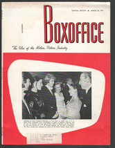 Boxoffice 3/29/1971-&quot;Love Story&quot; cast at Royal Command performance in London-... - £30.14 GBP