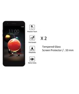 2 x Tempered Glass Screen Protector for LG Aristo 3 / LG Tribute Empire ... - $183.94 MXN