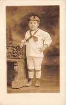 Young Shild Navy Door Costume Photo Poses ~ Genuine 1910s Postcard-
show orig... - £6.54 GBP