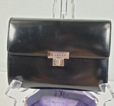 Vintage Ralph Lauren Women&#39;s Bifold Black Leather Wallet - €43,75 EUR