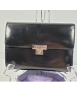 Vintage Ralph Lauren Women&#39;s Bifold Black Leather Wallet - $69.56 CAD