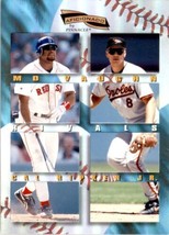 1996 Pinnacle Aficionado Rivals #12 Mo Vaughn / Cal Ripken Red Sox / Orioles - £3.15 GBP
