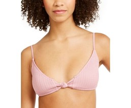 Roxy Womens Stay Golden Fixed Triangle Bikini Top Size X-Small Color Lilac - £46.36 GBP