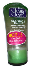 Clean &amp; Clear Morning Burst Shine Control Facial Scrub (5 OZ) + Bonus (S... - £23.28 GBP