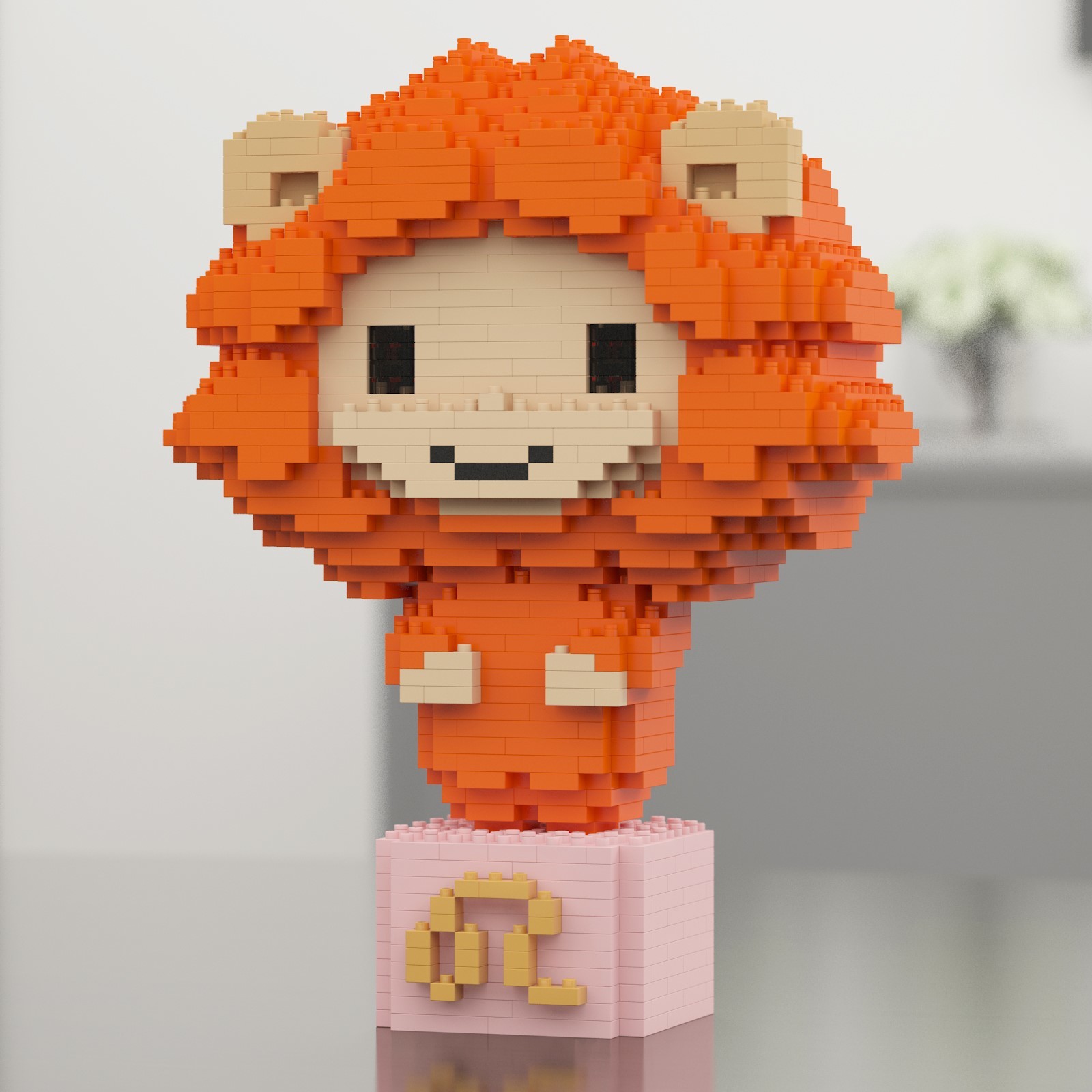 Zodiac Signs (Leo) Sculptures  (JEKCA Lego Brick) DIY Kit Item image 4