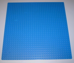 Used Lego Blue Baseplate 32 x 32 (10&quot; x 10&quot;) Base Plate 3811 - £13.43 GBP