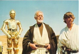 Star Wars Luke Skywalker, C-3PO, Obi-Wan 4 x 6 Postcard NEW UNUSED - £2.34 GBP