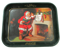 Coca-Cola Tray of 1963 Dear Santa Sundblom Ad 1976 - £1.99 GBP