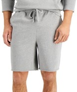 Sun + Stone Mens Regular-Fit Garment-Dyed 8&quot; Fleece Shorts in Pewter Gre... - $28.00 CAD