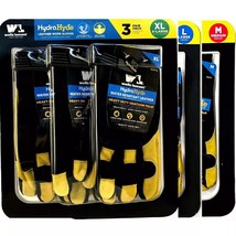 Men&#39;s Wells Lamont HydraHyde Leather Work Gloves, 3 pk Multi Sizes, Blac... - $39.95