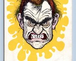 Fumetto Angry Man Dice Buono Mattina Cromo Cartolina Q9 - $4.04