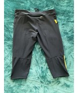 Nike Livestrong Dri Fit Capri Cropped Legging Blue and Yellow Womens Siz... - $19.69 CAD