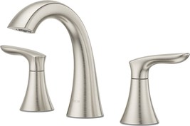 Pfister Weller Lg49Wr0K Widespread Bath Faucet, Brushed Nickel Finish - £165.63 GBP