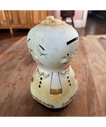 Vintage Lego Japan Moody Mary Coin Bank 4 Sided Emotions Happy Bored Sad... - $18.70