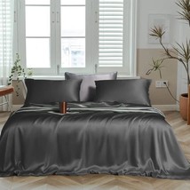 King Size Sheets Set Silk Soft-100% Austrian Eucalyptus Tencel Lyocell Bed Sheet - £94.11 GBP