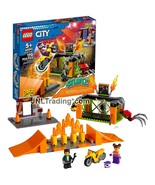 Yr 2021 Lego City 60293 STUNT PARK with Tread Octane &amp; Stuntz Driver Dar... - £51.88 GBP