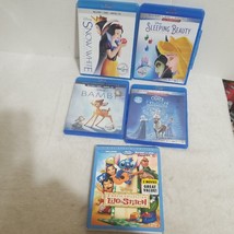 Disney blu ray lot of 5 Lilo Sleeping  Beauty Snow White and more - £23.22 GBP