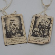 Scapular, San Simon Stock , Nuestra Señora De MT Carmen, Pray para US - £23.54 GBP