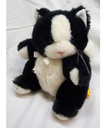 VINTAGE 24K Polar Puff SOFT TANYA CAT 6&quot; Plush Stuffed Animal Toy 1992 - $19.80
