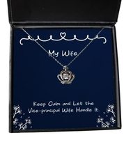 Epic Wife, Keep Calm and Let The Vice-Principal Wife Handle It, Holiday Crown Pe - £39.12 GBP
