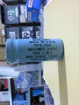 Electrolytic capacitor screw terminals mallory 16000 uf 20 vdc - $11.47