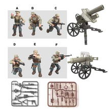 WW2 Army Military Soldiers SWAT Special Force Figures Model Building Blo... - £21.11 GBP