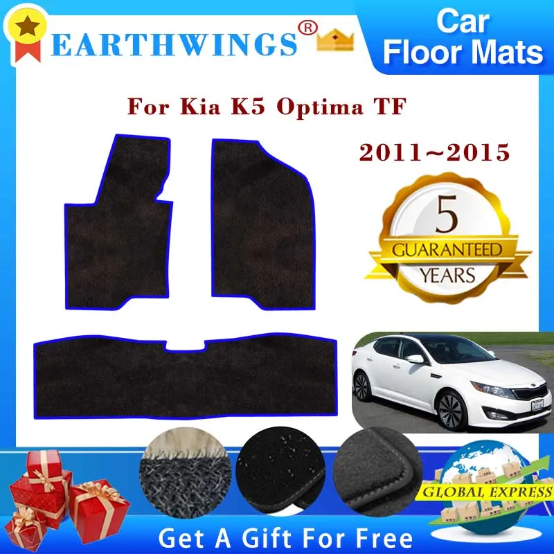 Floor mats for kia k5 kia optima tf 2011 2015 2012 carpets footpads anti slip cape thumb200