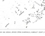 USGS Geologic Map: Brooks Spring Quadrangle, Nevada, Antimony and Arsenic - £10.07 GBP