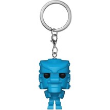 Rock Em Sock Em Robot Blue Pocket Pop! Keychain - $18.72