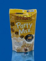 Friskies Party Mix Crunch Treats Cheezy Craze 2.1oz Bag Real Cheese Cat Snacks - £6.94 GBP