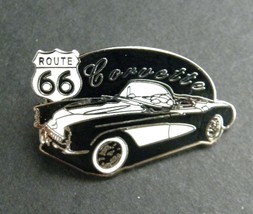 Route 66 1953 Chevrolet Corvette Convertible Lapel Pin Badge 1.25 Inches - £4.52 GBP