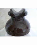 Ceramic Telephone Pole High Tension Wire Insulator (#0135)  - $38.73 CAD