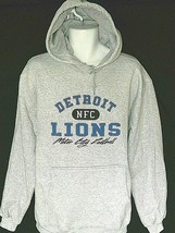 Men's Detroit Lions Hoodie Size Small & Medium Sweatshirt Motor City Football - $42.84