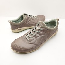 ECCO Biom Grip Lite Yak Leather (Silver/Blue) Comfort Golf Shoes EU 40 US 9 - $663.24 MXN