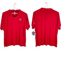Colosseum Red University of Maryland Terrapins Terps Logo 5XL Polo Shirt New - £27.52 GBP