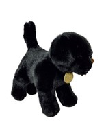 Aurora Miyoni Black Labrador Puppy Dog Plush Stuffed Animal 2021 9&quot; - £22.35 GBP