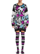 Disney&#39;s Nightmare Before Christmas Crew Women&#39;s Sleepshirt + Knee Socks... - $322.43 MXN