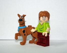 Minifigure Custom Toy Scooby Doo and Shaggy Cartoon movie set - £4.75 GBP