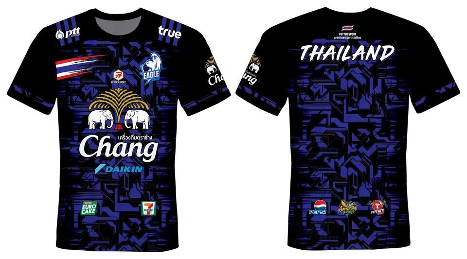 Micro Polyester Chang Daikin Printed Original from Thailand T-shirts for Men