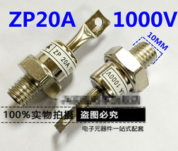 2Pcs ZP20A/10A/5A 1000V Positive/Negative Stud Mount Diode Rectifier - £2.17 GBP+