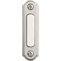 Heath Zenith SL-256-02 Push Button, Satin Nickel - $28.26