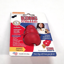 KONG Dog Toy X-Small Classic Red Treat Dog Chew Toy Rubber Up To 5lbs NEW - £5.30 GBP
