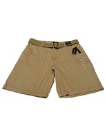 Nautica Mens Belted Above the Knee Pockets Cotton True Khaki Shorts Size 34 - £19.05 GBP
