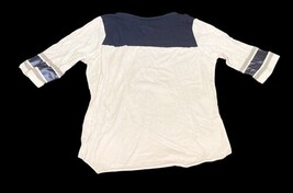 Touch by Alyssa Milano LA Rams NFL Women’s Shirt Small White Blue Tee image 5