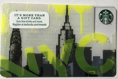 Starbucks 2016 New York City NYC Skyline Gift Card Limited Edition New Unswiped - £7.47 GBP
